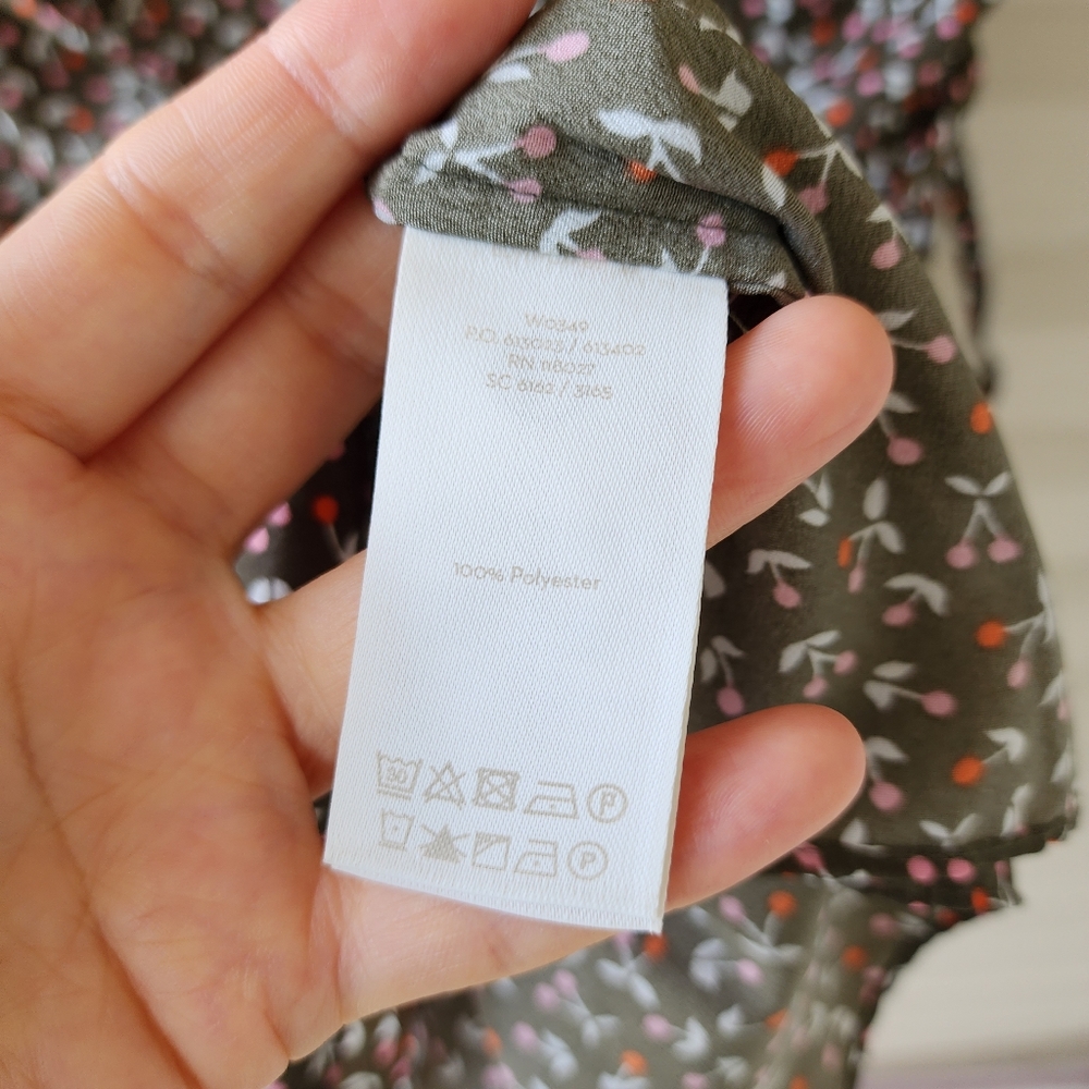 Boden Cynthia brown cherry print mini dress - Picture 9 of 12